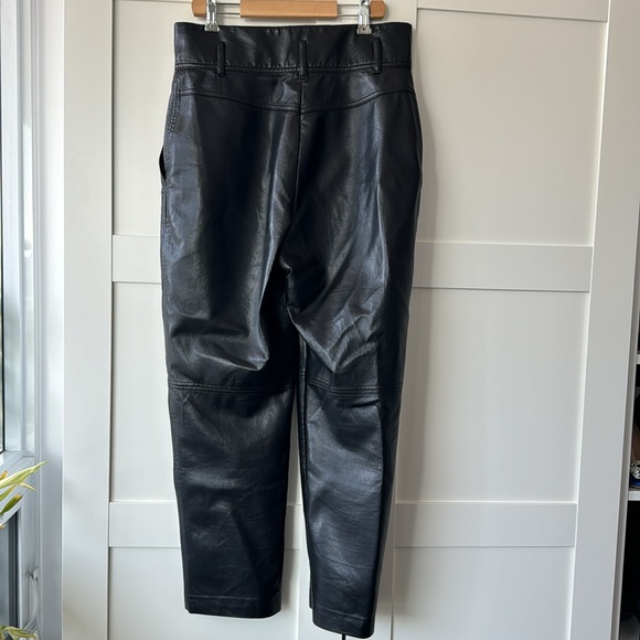 Wilfred black faux leather pants. Size 10 - Picture 3 of 8